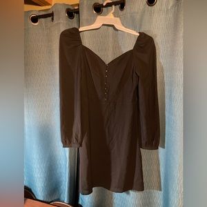 En Crème Black Sweetheart Dress